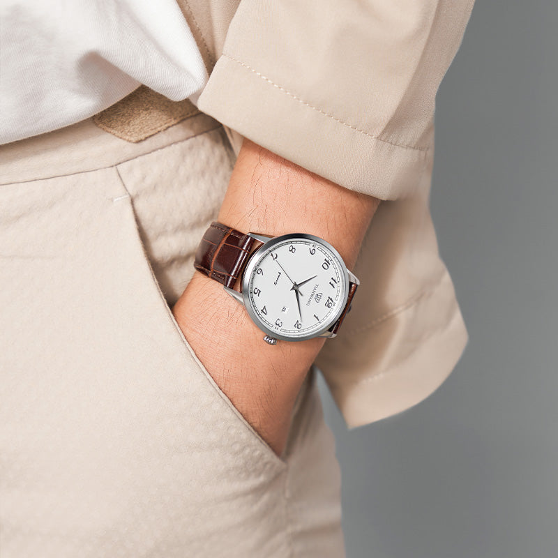 Tianwang Men’s Quartz Leather Watch