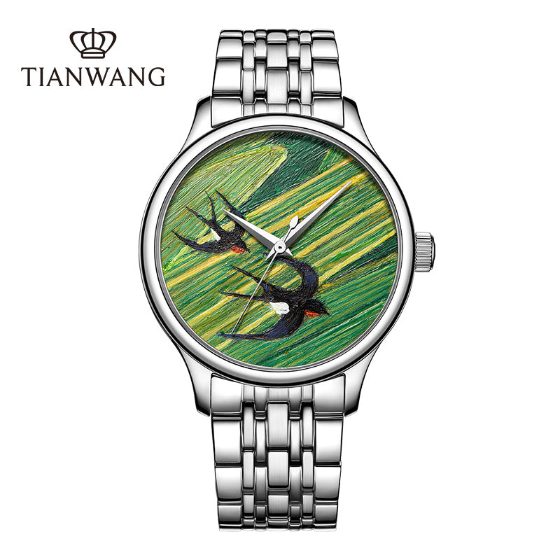 Tianwang Hand-Painted Mechanical Watch