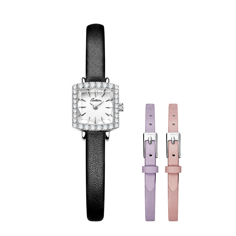 Sotoiru Square Interchangeable Straps Watch