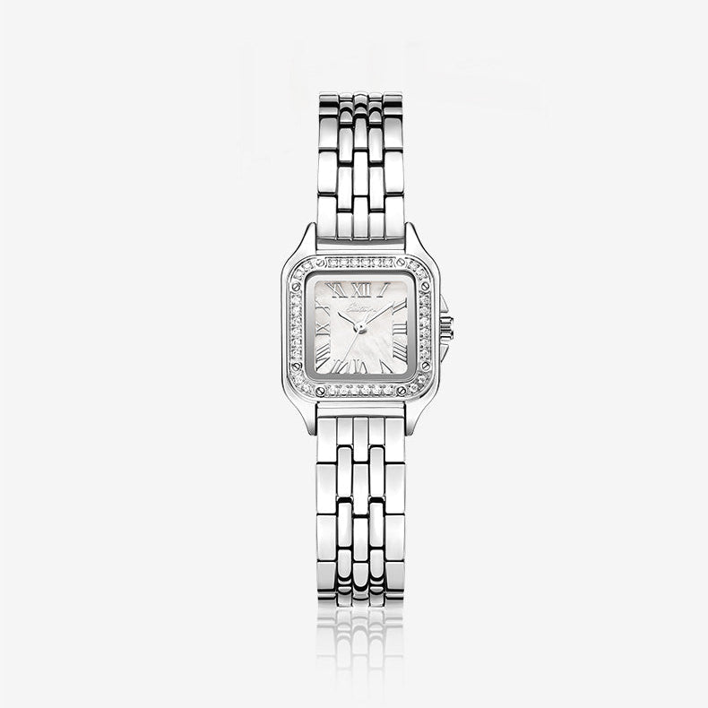 Sotoiru Silver Tone Quartz Watch
