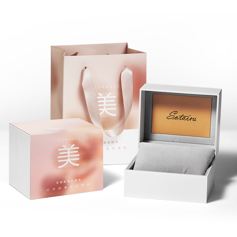 Sotoiru Rectangular Zircon Watch