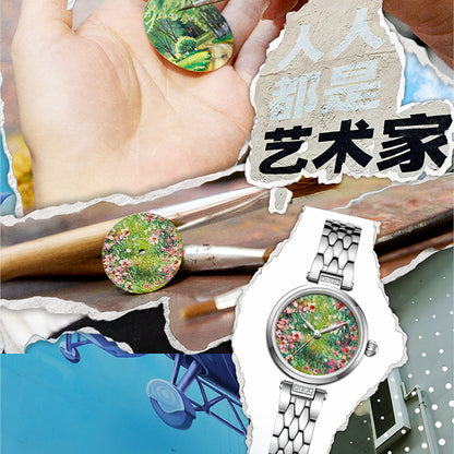 Tianwang Artist Series Hand-Painted Dial Quartz Watches