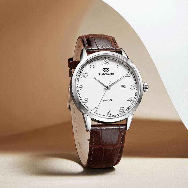 Tianwang Men’s Quartz Leather  Watch