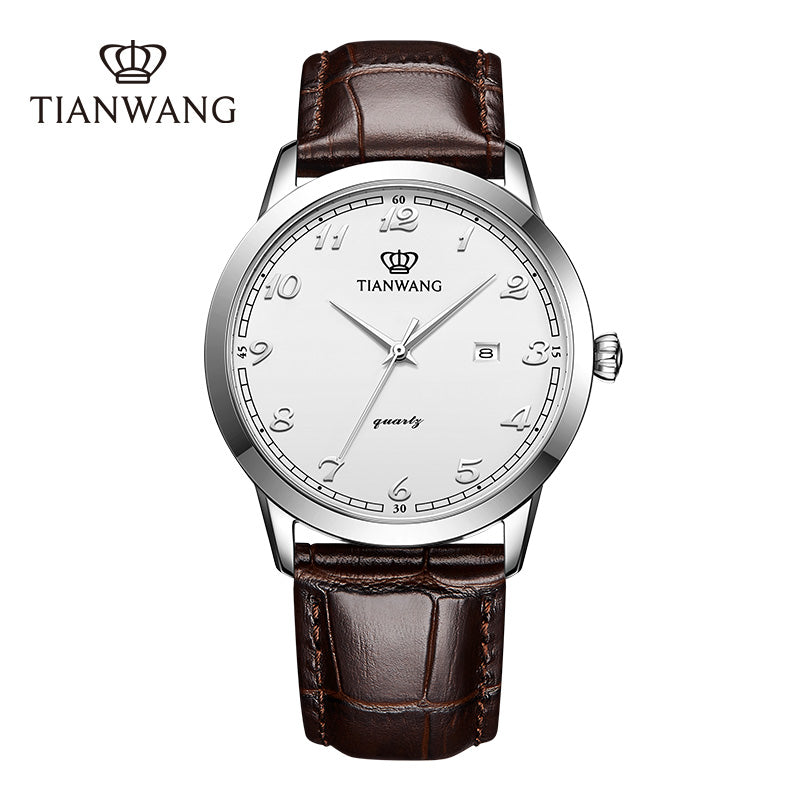 Tianwang Men’s Quartz Leather  Watch