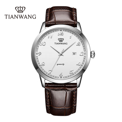 Tianwang Men’s Quartz Leather  Watch