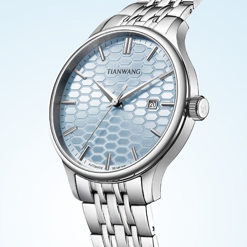 Tianwang Ice Blue Automatic Watch