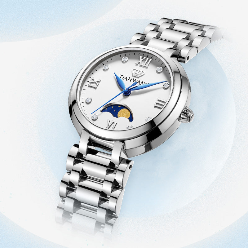 Tianwang Astronomer Series Moon Phase Quartz Watch