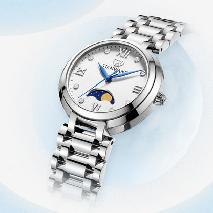 Tianwang Astronomer Series Moon Phase Quartz Watch