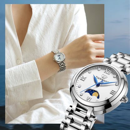 Tianwang Astronomer Series Moon Phase Quartz Watch