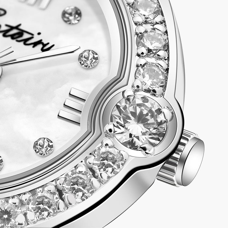 Sotoiru Mermaid Bracelet Women Watches with Full Ziron For Party T2002