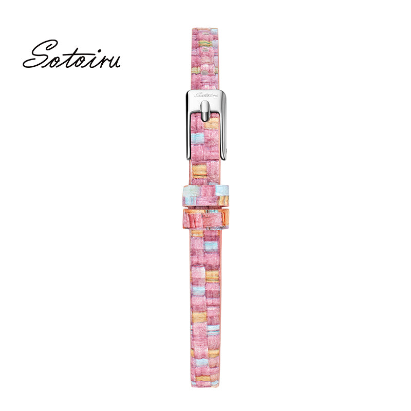 T2033W T2013W T2022W 6mm Universal Watches Strap Pink