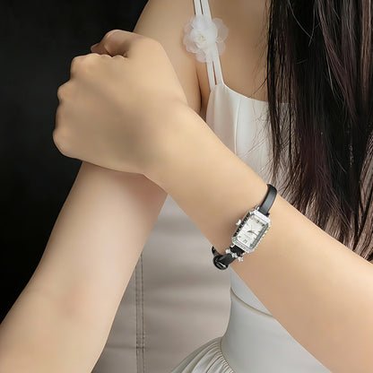 Sotoiru Rectangular Zircon Watch