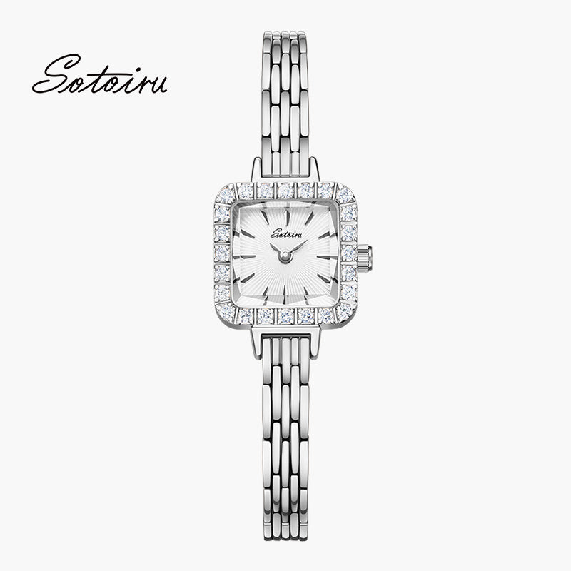 Sotoiru Square Jewelry Watch