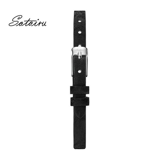 T2033W T2013W T2022W 6mm Universal Watches Strap Black