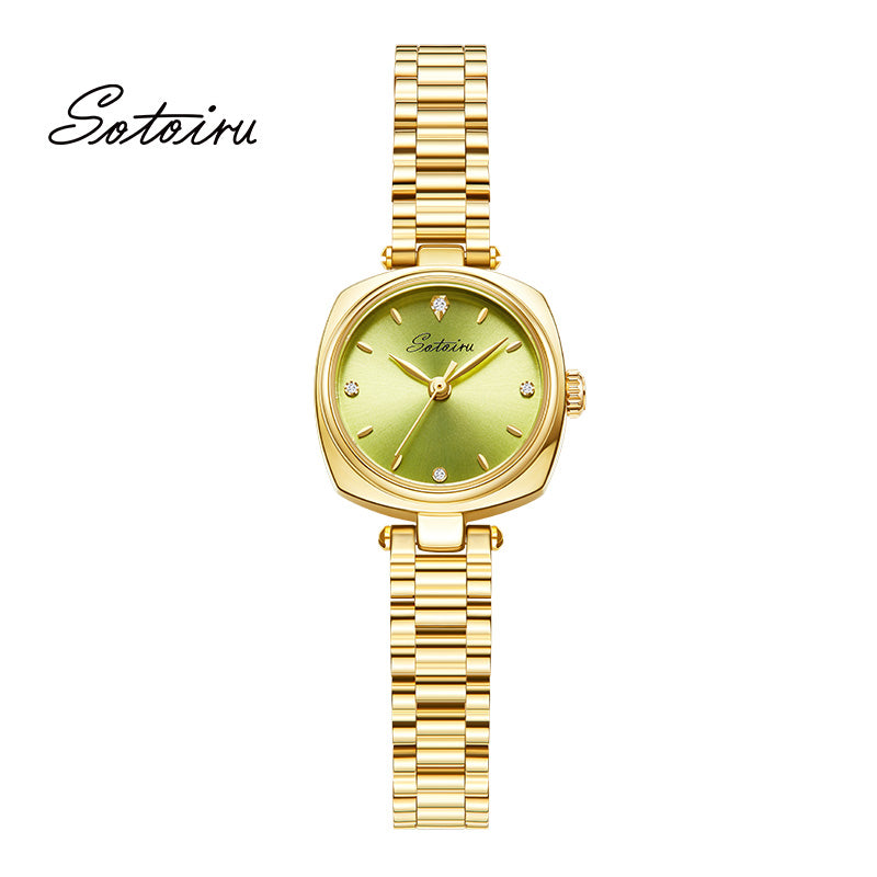 Sotoiru Women's Gold Watch – Vintage& Stylish Design T2034W
