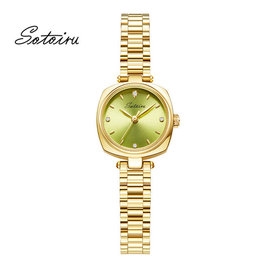 Sotoiru Women's Gold Watch – Vintage& Stylish Design T2034W