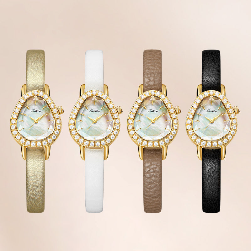 Sotoiru Dewdrop Gold Mother-of-Pearl Watch