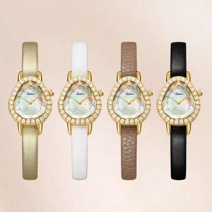 Sotoiru Dewdrop Gold Mother-of-Pearl Watch