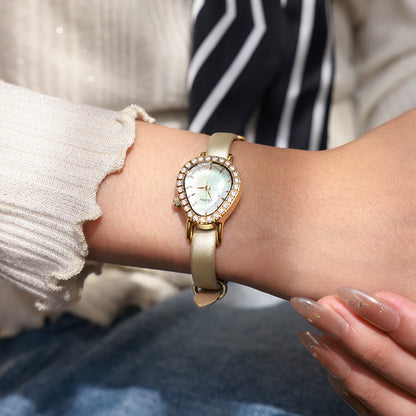 Sotoiru Dewdrop Gold Mother-of-Pearl Watch