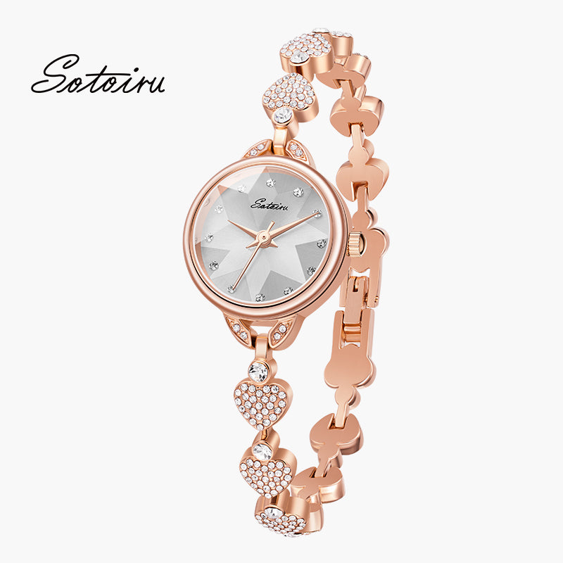Sotoiru Women Watches Rose Gold Jewellry Accessories for Party T3026P