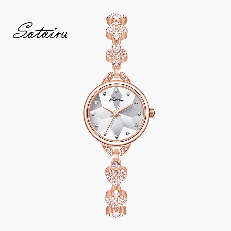 Sotoiru Women Watches Rose Gold Jewellry Accessories for Party T3026P