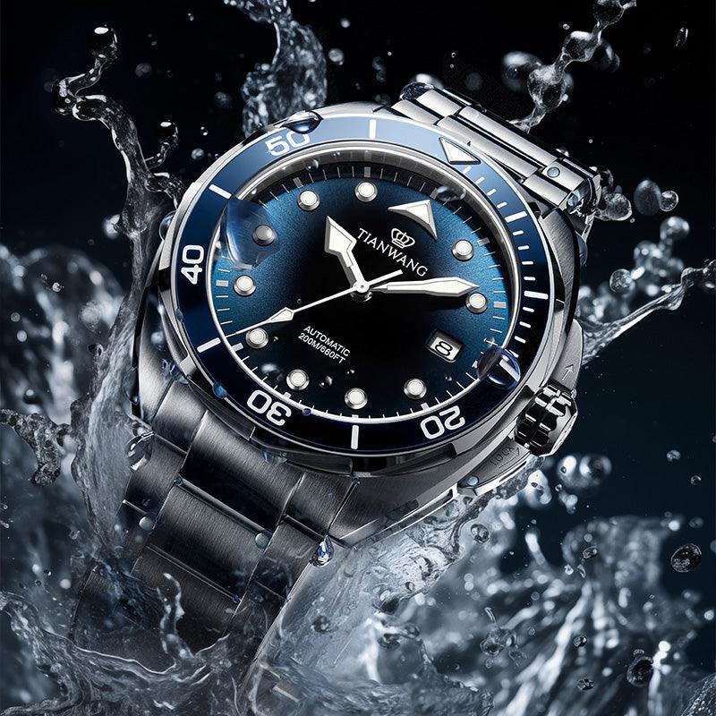 ساعة غوص TIAN WANG Bluefin 20ATM ساعات رياضية GS201391