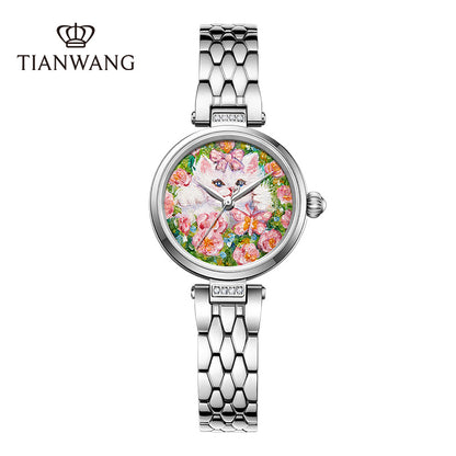 Tianwang Artist Series Hand-Painted Dial Quartz Watches