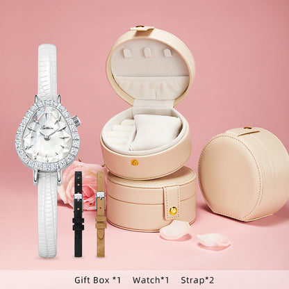 Gift Box For Her incluing 1 watch, 2 Extra Straps.